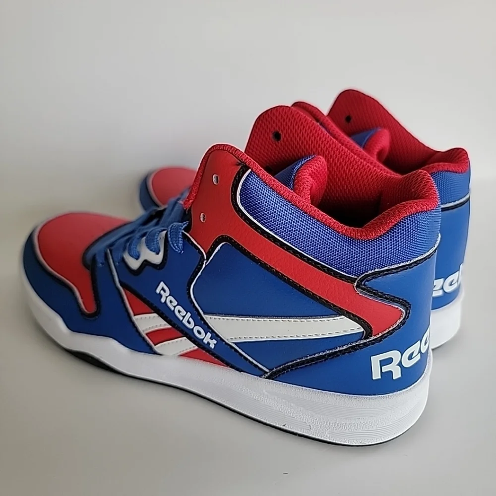 Size 6 Reebok BB4500 Court Sneakers Kids HP4378 Blue/red/black